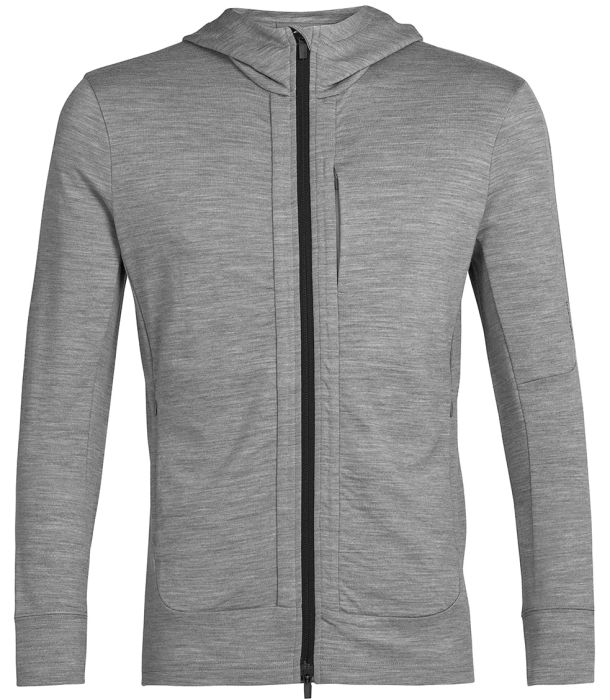 Quantum III LS Zip Hood Men uldtrøje
