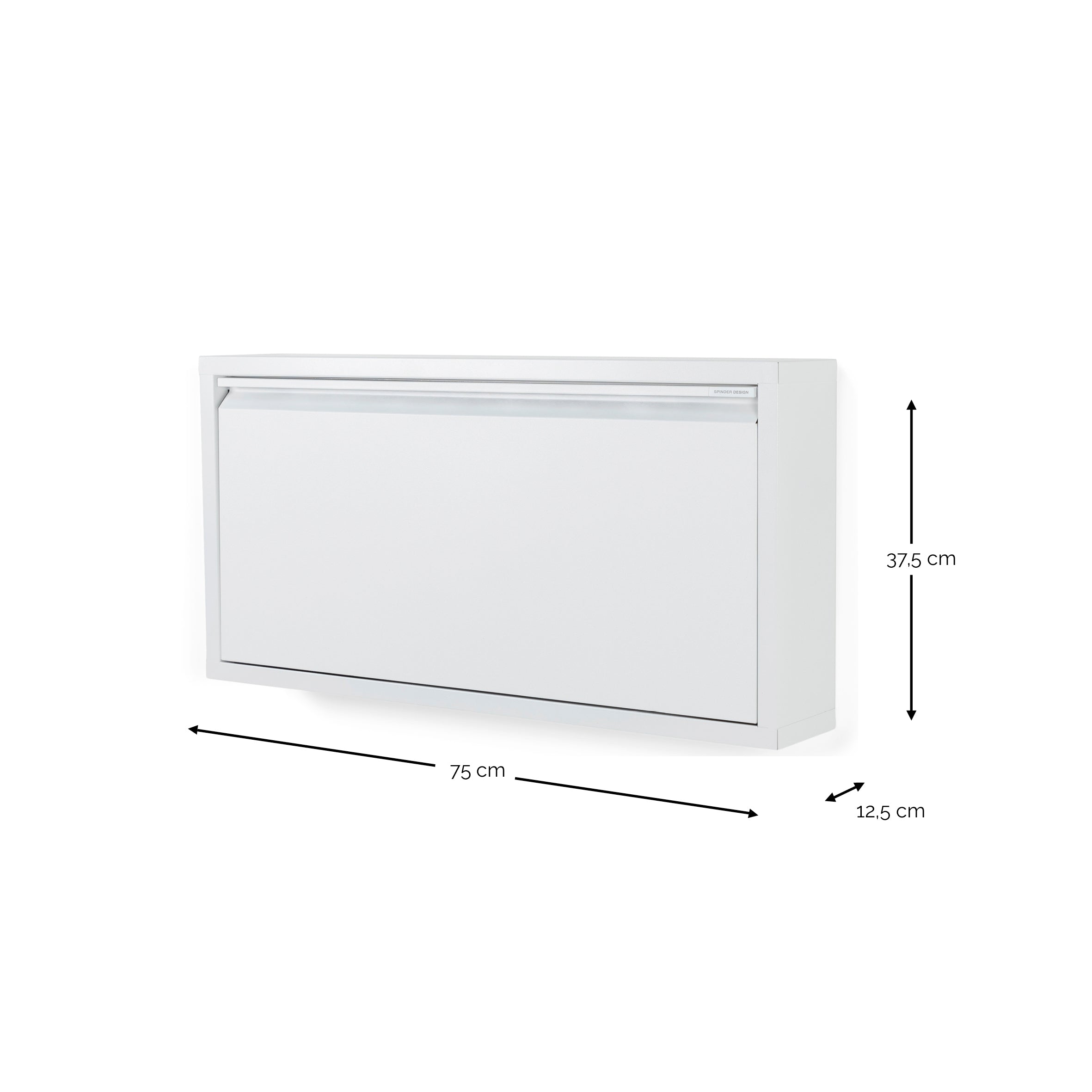 Spinder Design Billy 1 Schoenenkast - Wit