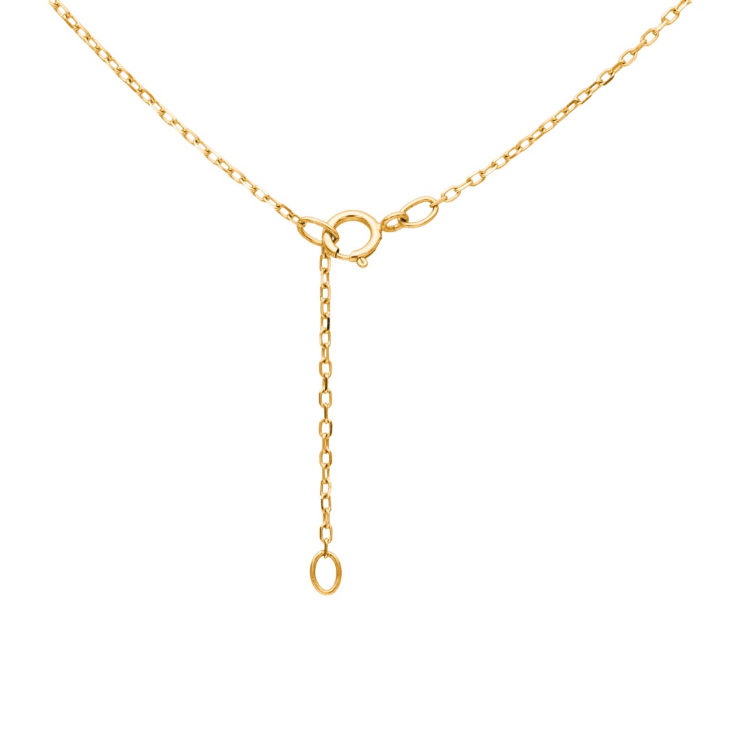 Collier 750/18 K Gelbgold mit Zirkonia Ø 7.0mm