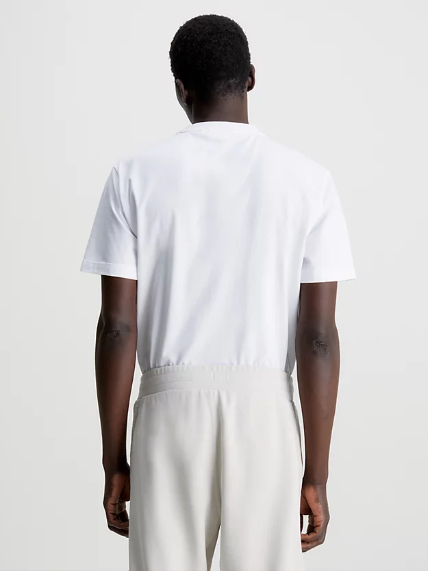 Camiseta de algodão orgânico com logotipo