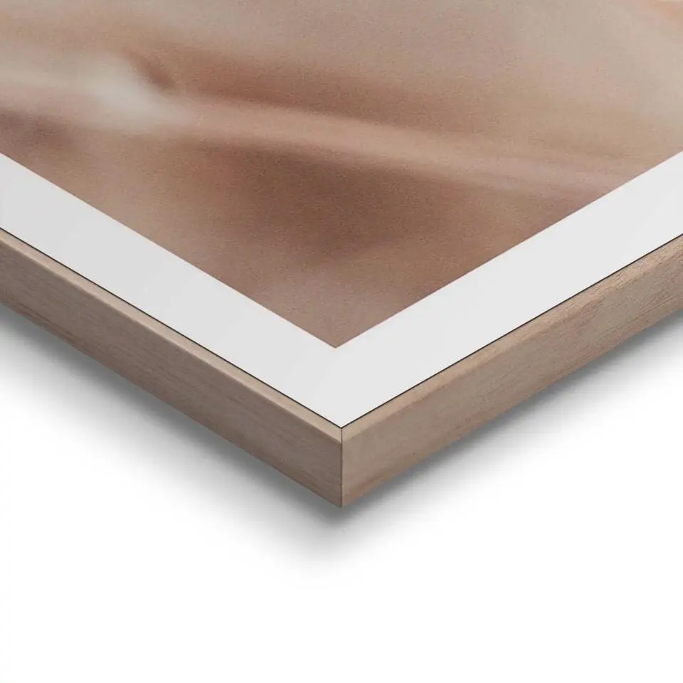 Schilderij Gedroogde tak - 70x50cm - Beige