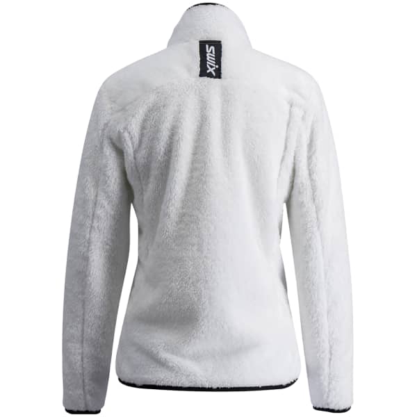 Veste polaire SWIX INFINITY PILE MIDLAYER FULL ZIP W BRIGHT WHITE