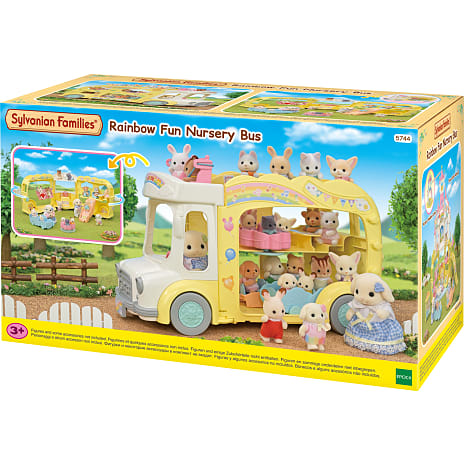 Sylvanian Families Regnbue børnehave bus