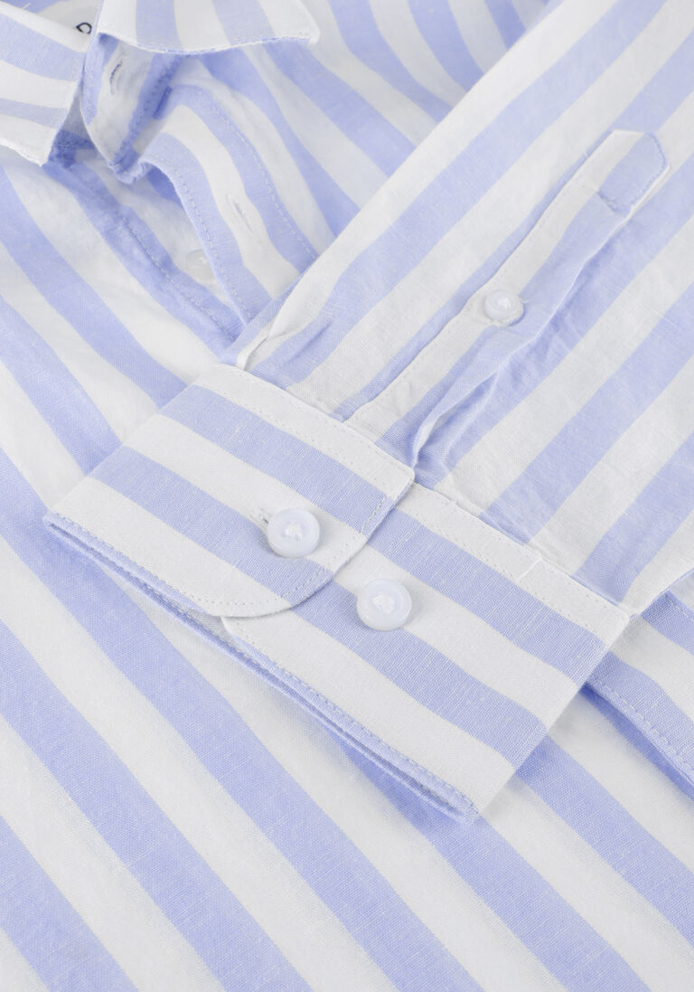 SELECTED HOMME blauwe selected homme klassiek overhemd slhslimnew-linen shirts ls classic w