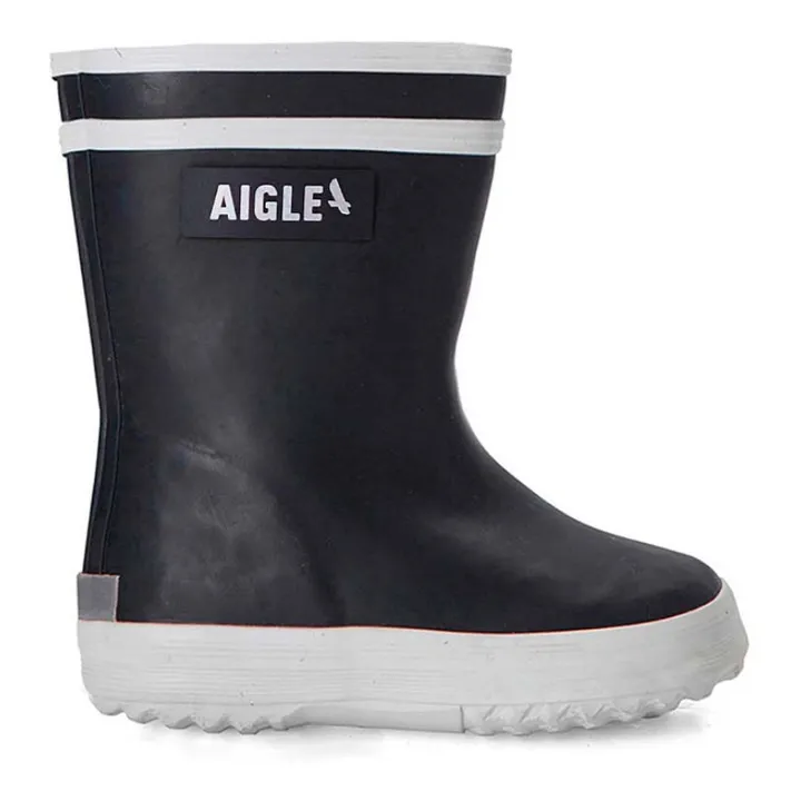 Aigle Bottes de Pluie Fourrées Baby Flac | Bleu marine
