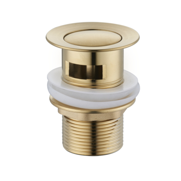 Atlantic wastafelafvoerplug Click pop-up goud