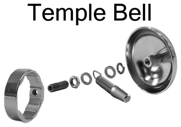 Support de Sonnette VéloOrange Spacer Bell Mount 1''1/8 Noir