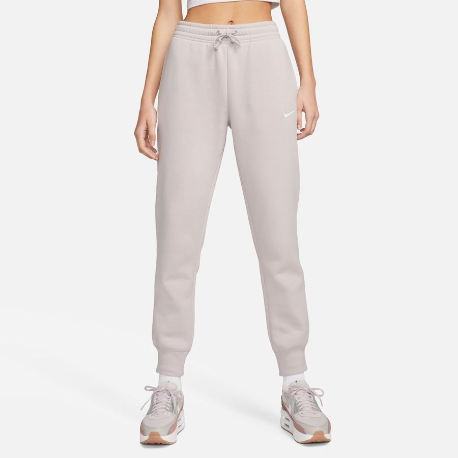 Nike Bas de Survêtement NSW Phoenix Fleece - Platinum Violet/Blanc Cassé Femme