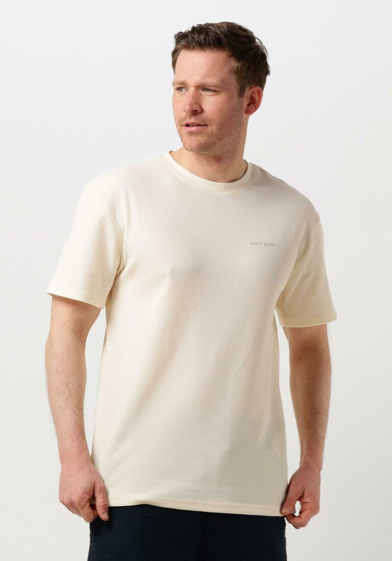 ANERKJENDT zand anerkjendt t-shirt akkikki s/s waffle tee