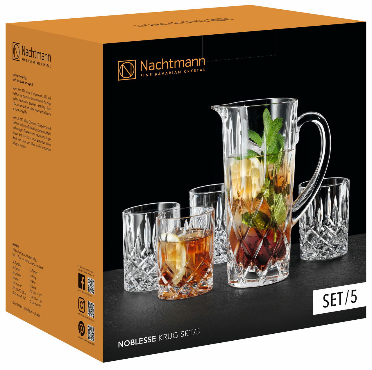 Nachtmann Krugset 5-tlg. NOBLESSE