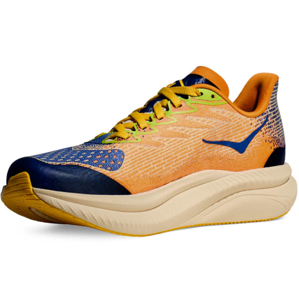 Chaussure running HOKA ONE ONE MACH 6 YOUTH ULTRAMARINE / ELECTRIC TANGERINE