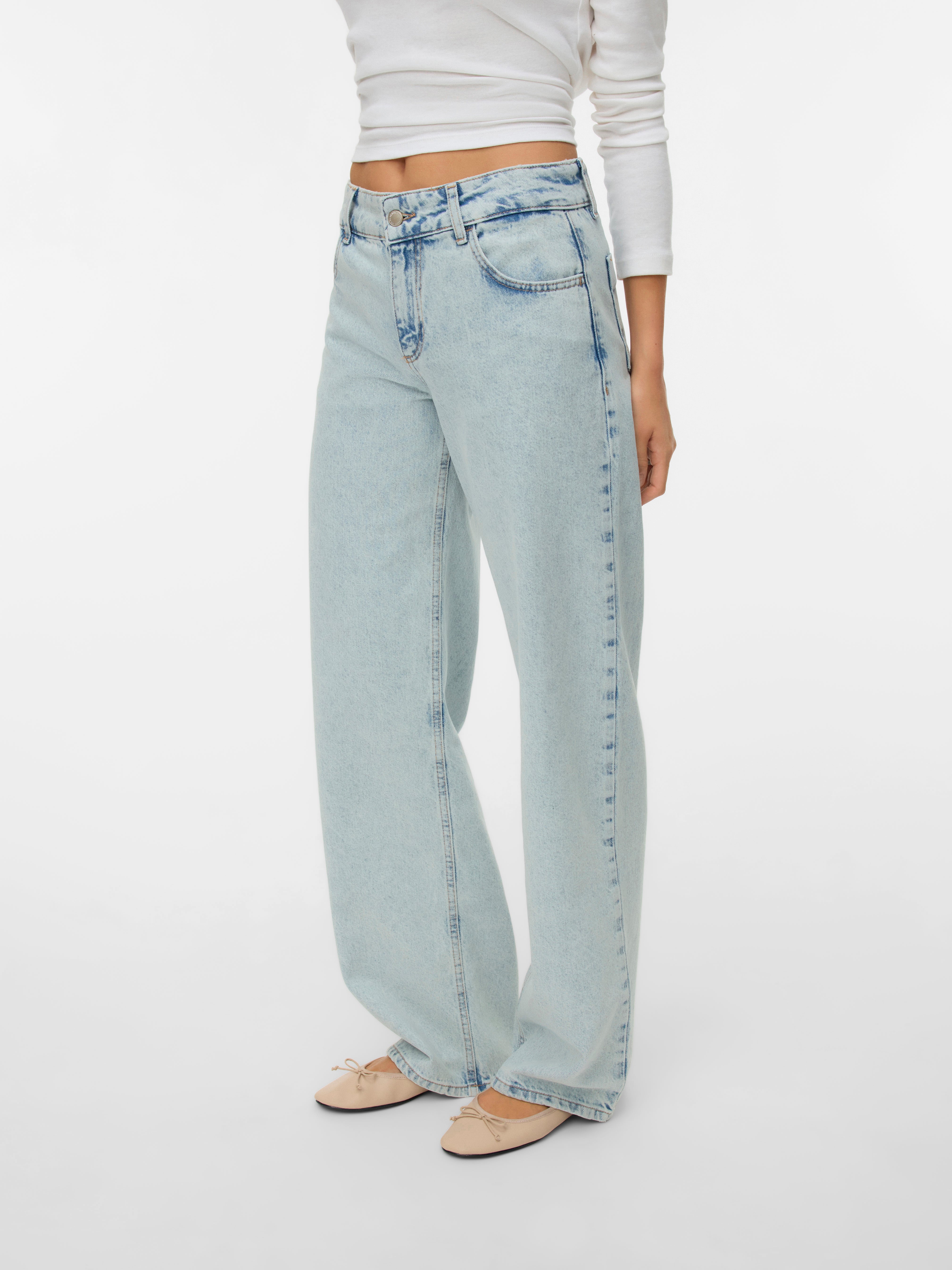 VMRANCY Mid rise Wide leg fit Jeans