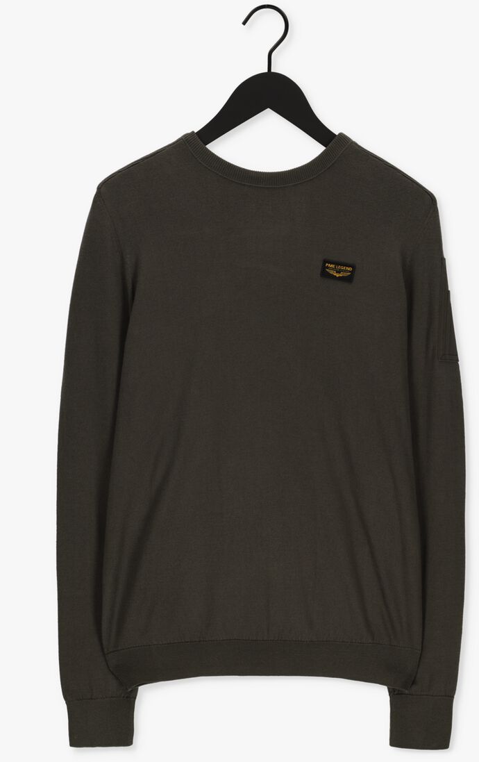 PME LEGEND groene pme legend trui buckley knit