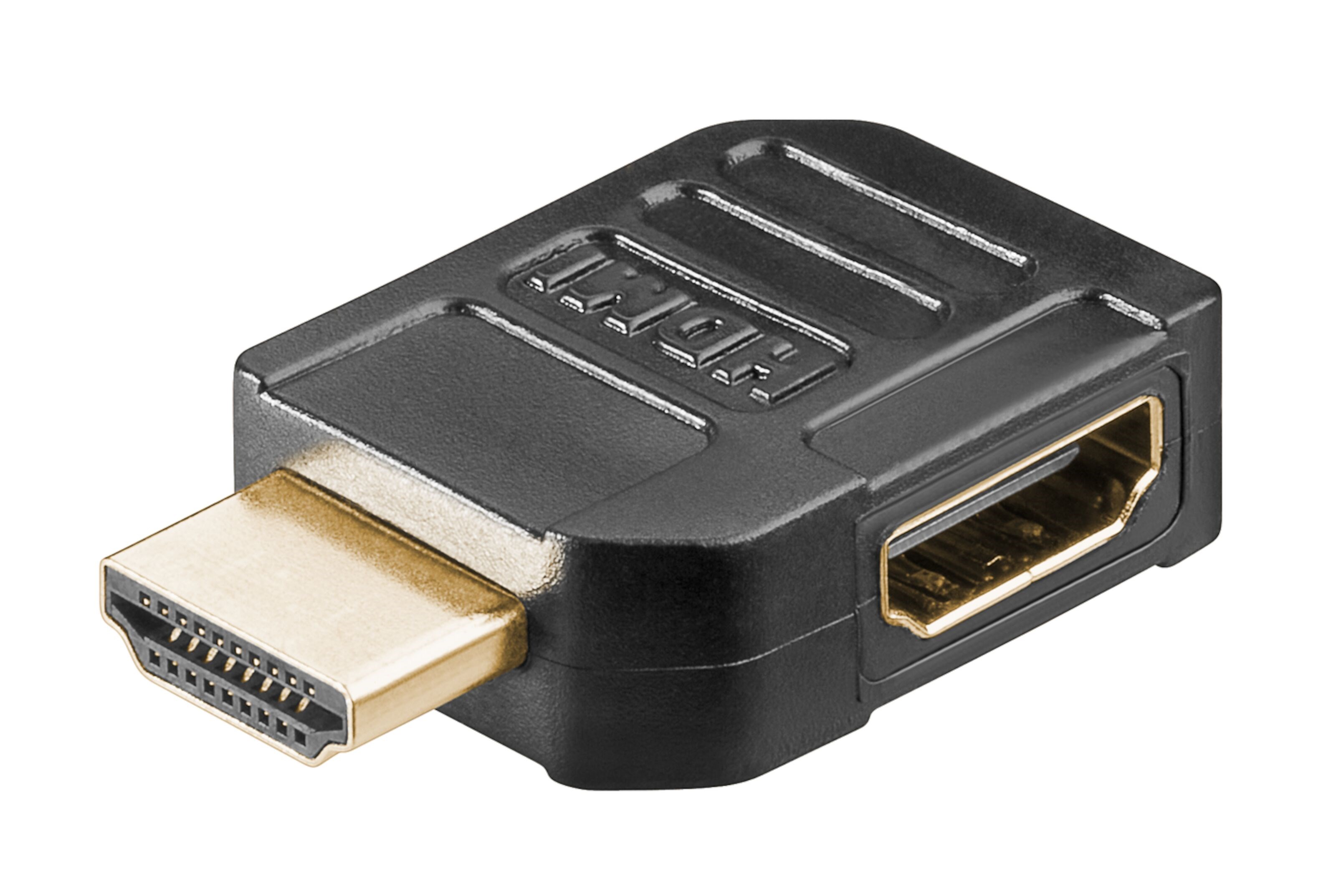 HDMI-vinkeladapter 90° 90°