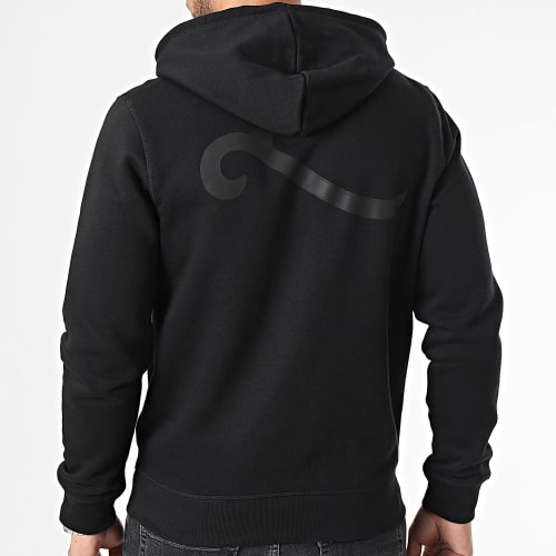Sweat Capuche Wave Noir Noir