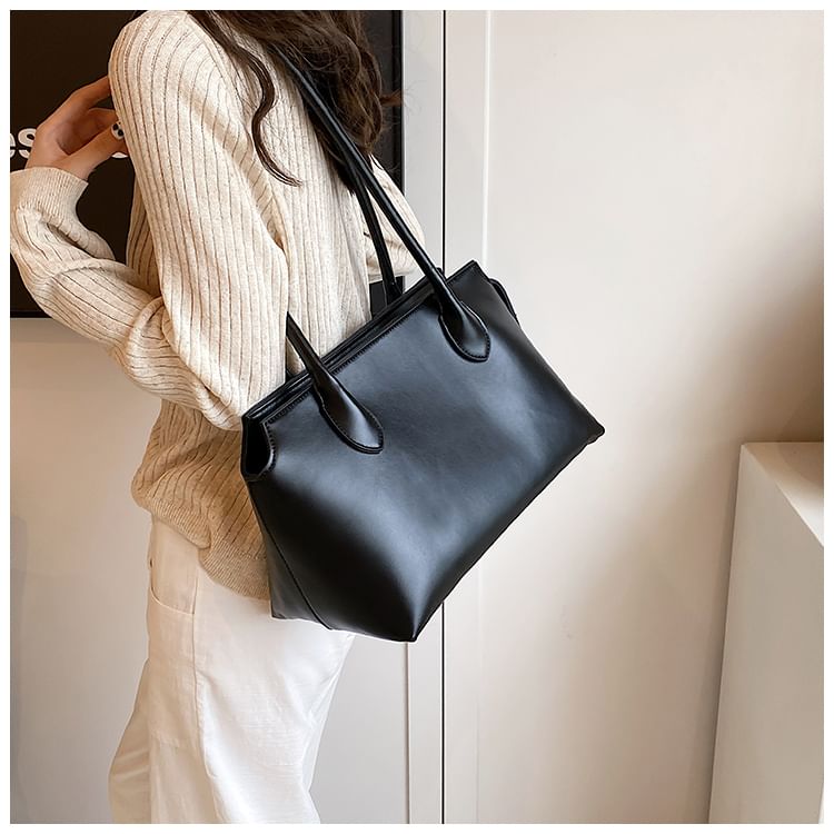 KOCORE - Effen imitatieleren tas