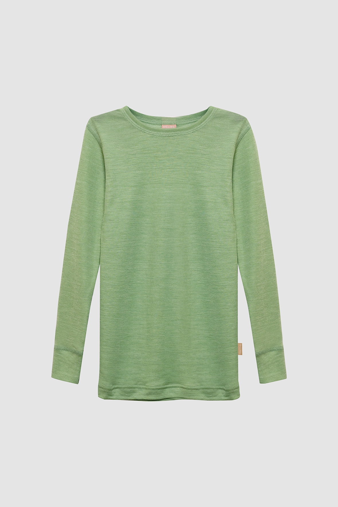 Shirt van merinowol/zijde voor kinderen