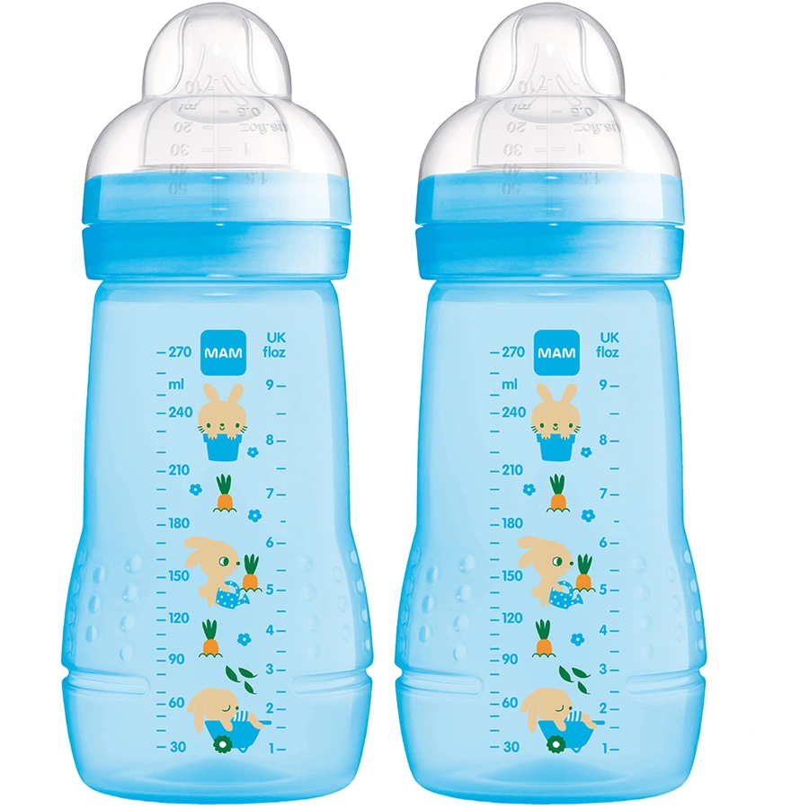 MAM Babyflasche Easy Active™ 270 ml, Hase im Doppelpack