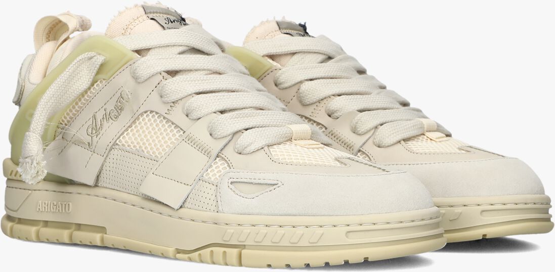 beige axel arigato lage sneakers area patchwork sneaker