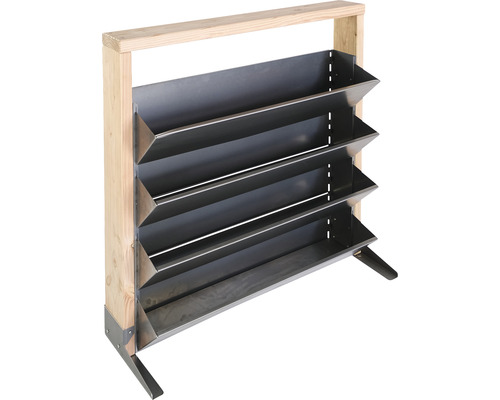 Verhoogd bed verticaal bed bellissa Inalto M4 100 x 32 x 100 cm zilver