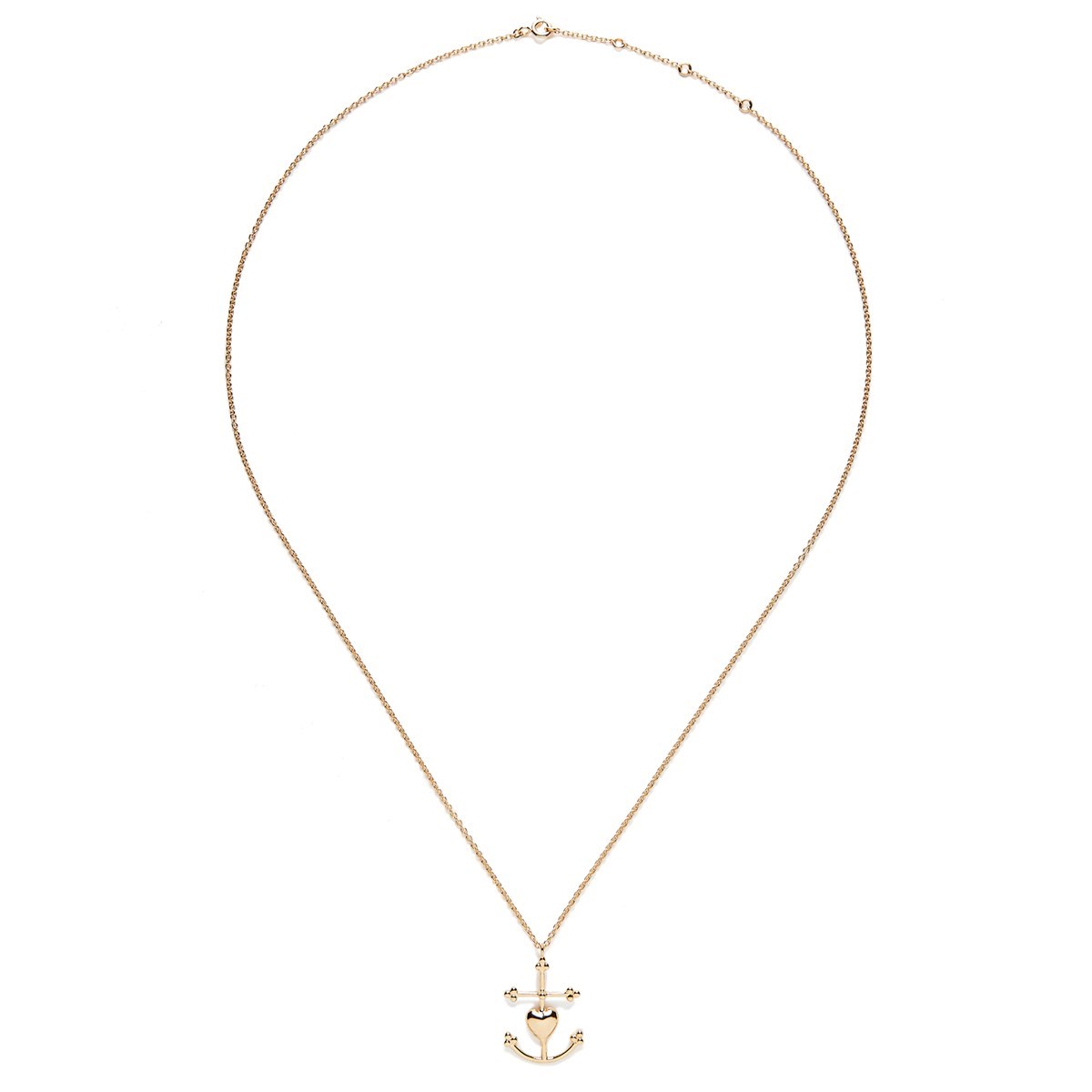 Collier vermeil grande croix de Camargue