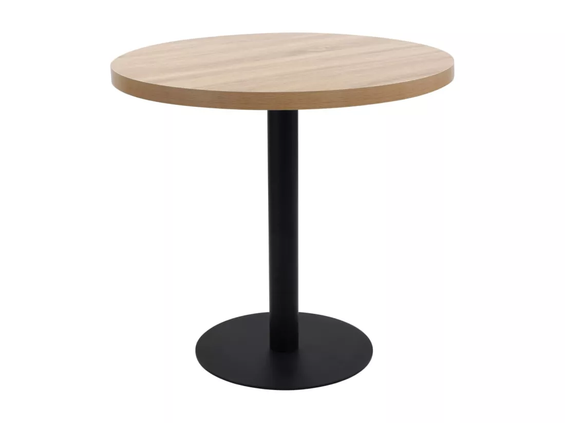 Table de bistro Marron clair 80 cm MDF