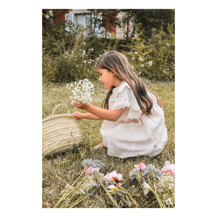 Louise Misha Robe Parvati Dentelle | Rose poudré