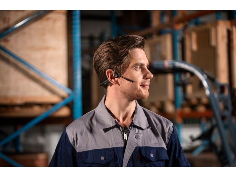 Shokz Wireless Bone Conduction Kopfhörer OpenComm2 2025 USB Stereo-Bluetooth-Headset mit Knochenschalltechnologie
