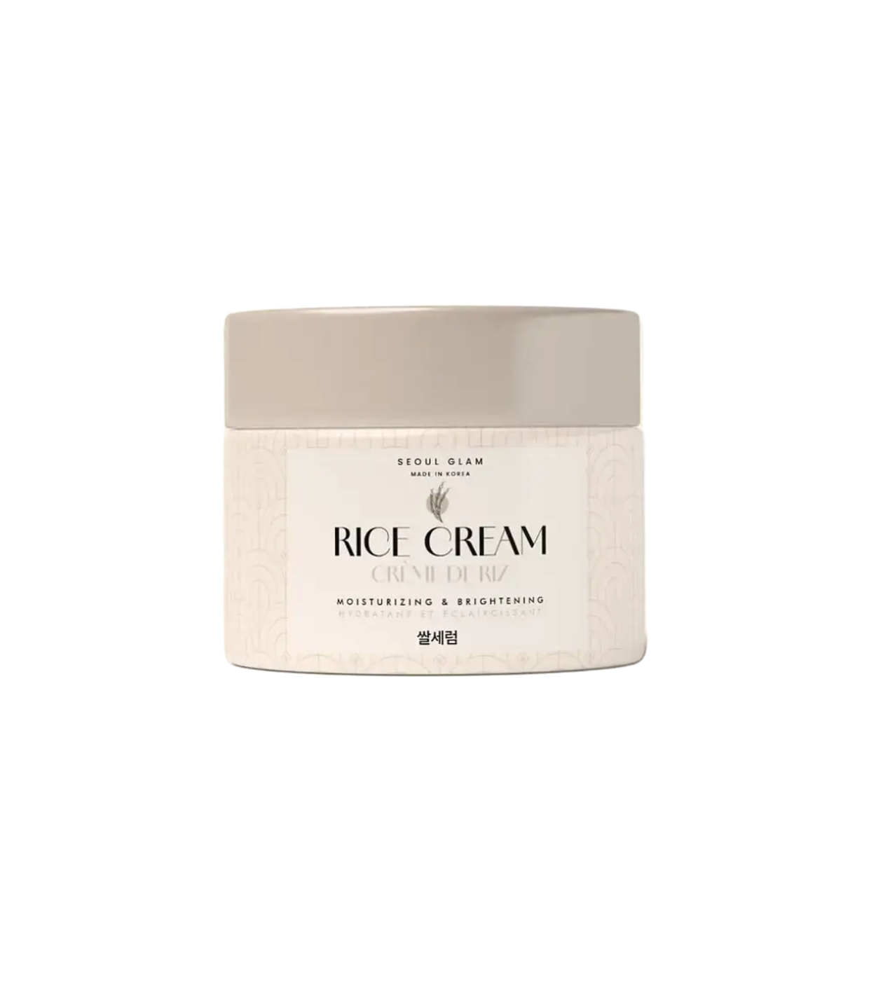 Seoul Glam - Creme facial hidratante Rice Cream
