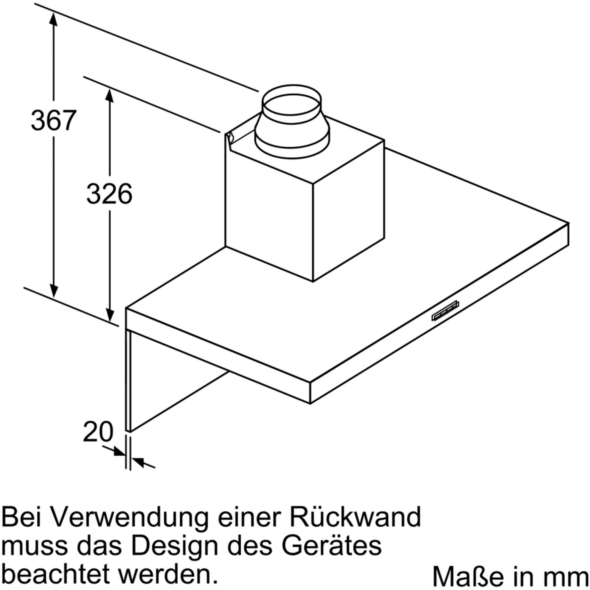 Bosch Dunstabzugshaube DWB67IM50 Serie 4