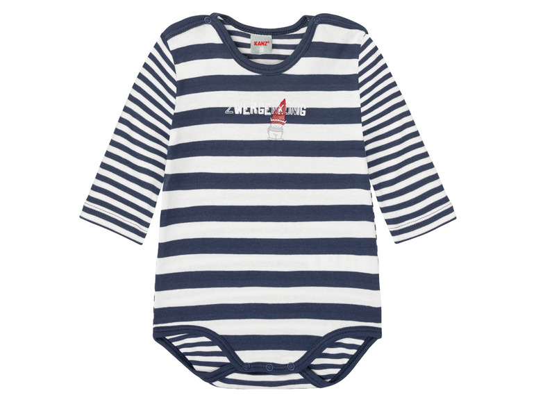 Baby romper, 2 stuks, met kruisknopen