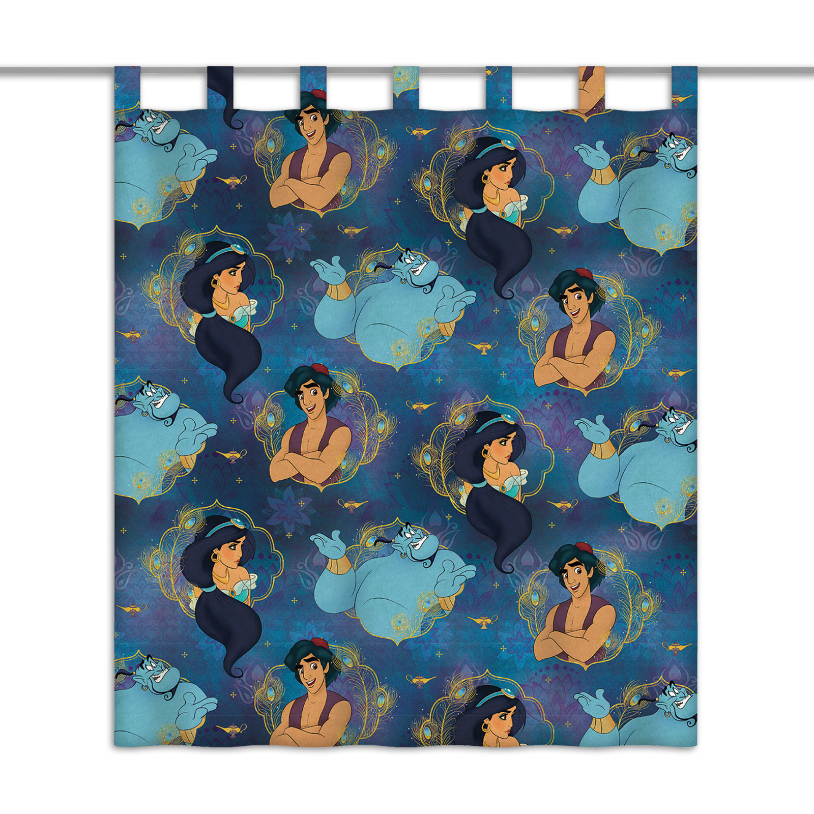 Schlaufenschal ALADDIN - blau - 140x160 cm