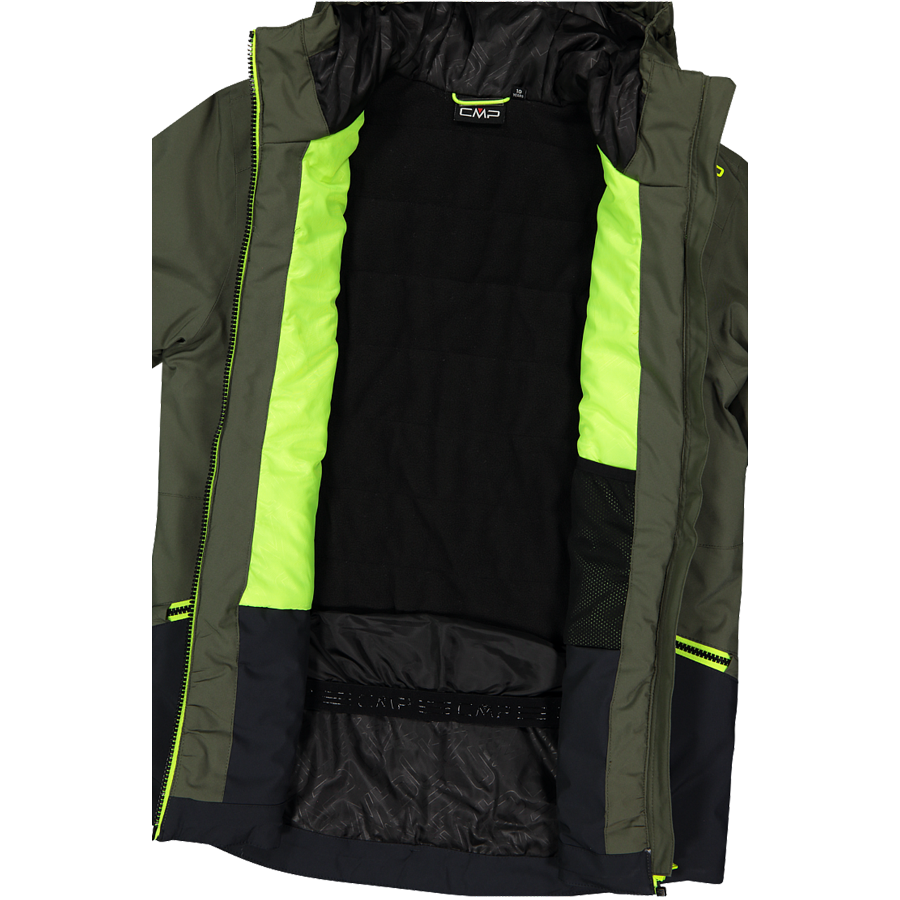 CMP Junior Ski Jacket FIX HOOD olive | Ski Jackets | Ski Clothing | Kids | XSPO-Fashion.com