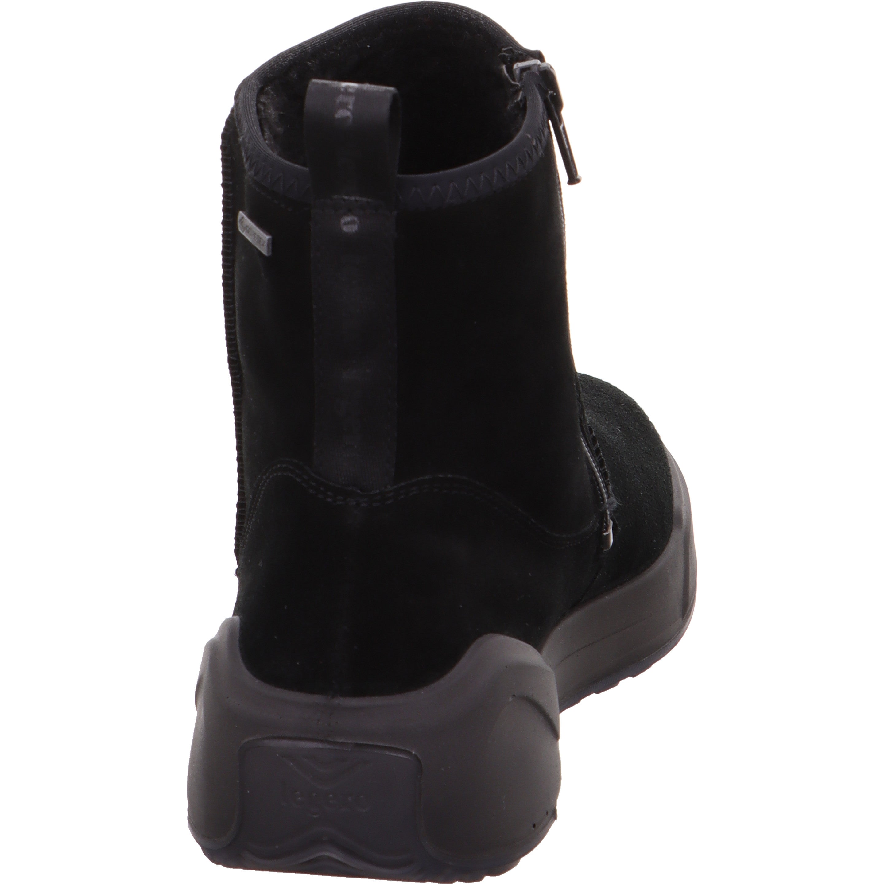 legero COSY Damen  Stiefelette mit Reißverschluss - Farbe: Schwarz - Größe: 5
