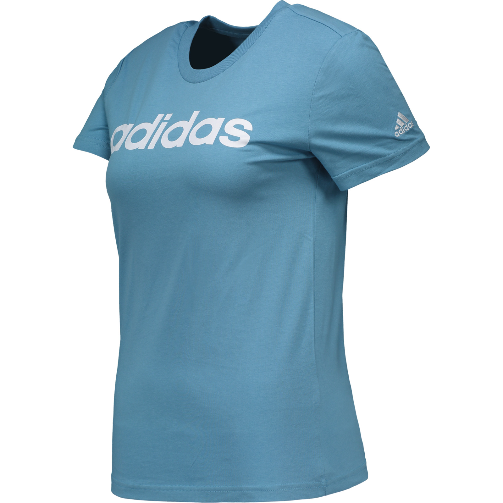 Adidas Damen-T-Shirt Lin XS, türkis