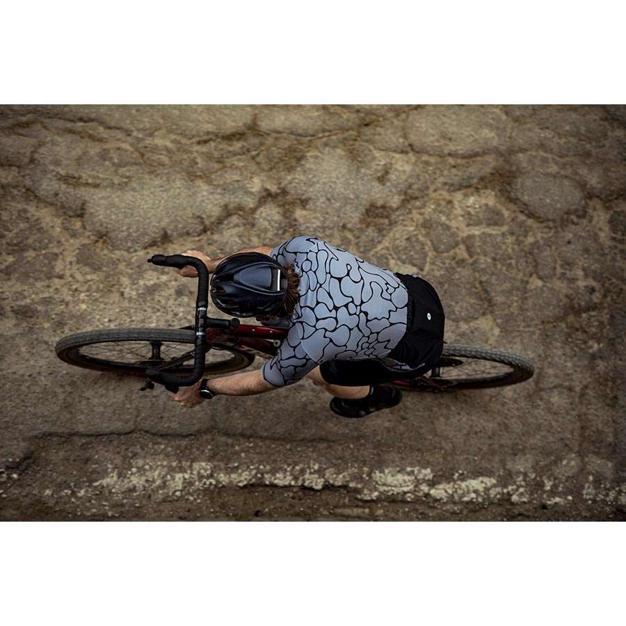Assos MILLE GT Summer Voganski Fietsshirt Korte Mouwen Grijs/Zwart Heren