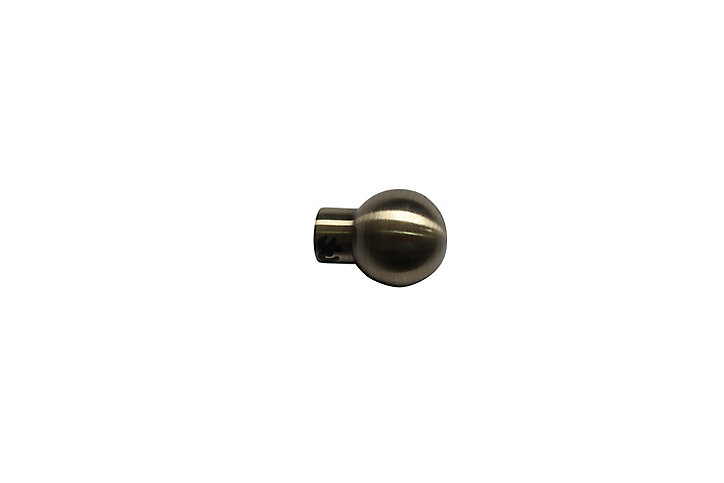 Embout boule pour barre à rideau GoodHome 16 mm Antiki or