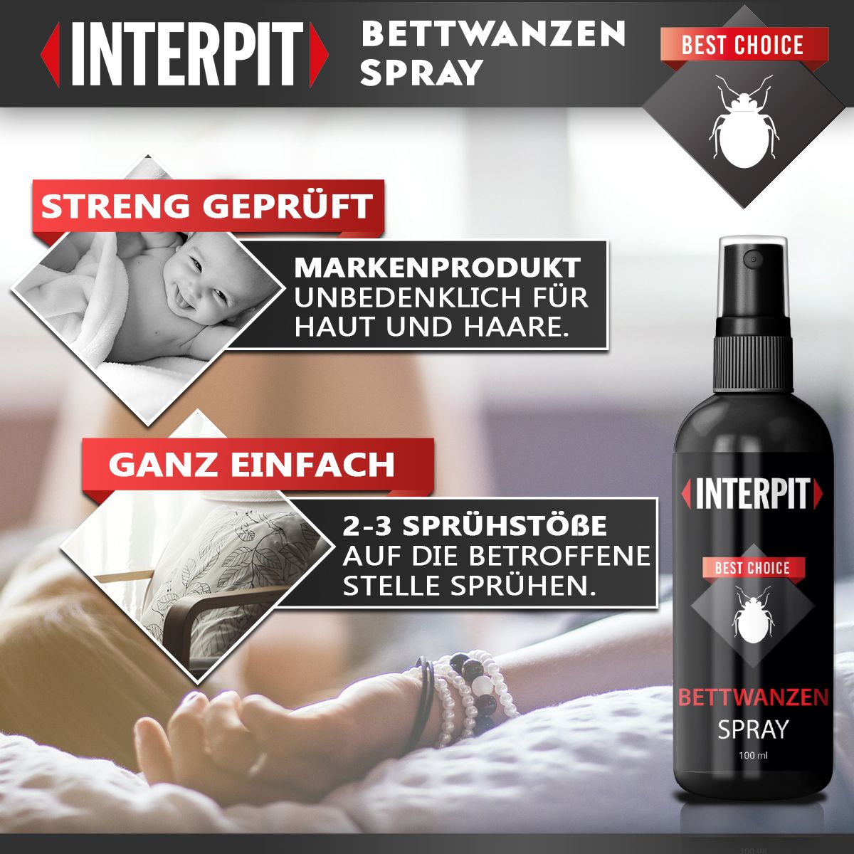 Interpit® | Anti Bettwanzen Spray