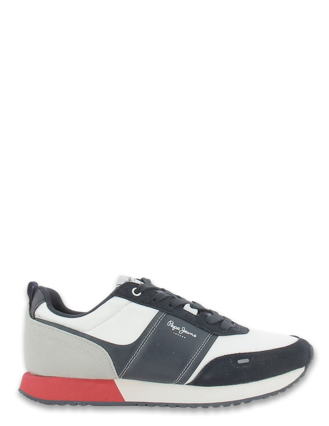 pepe jeans Baskets de ville homme tour transfer blanc/bleu/gris