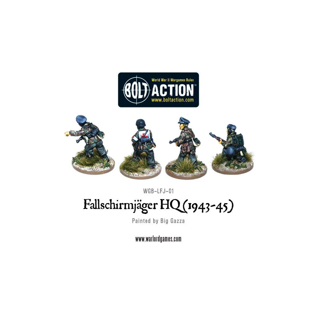 Bolt Action - German - Fallschirmjager HQ (1943-45)
