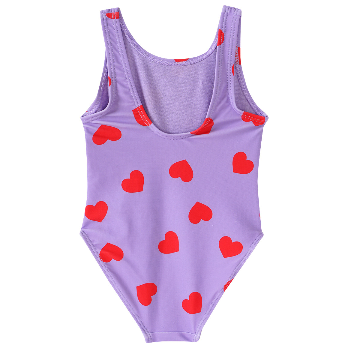 Famy Baby Badeanzug mit Herz-Allover helllila