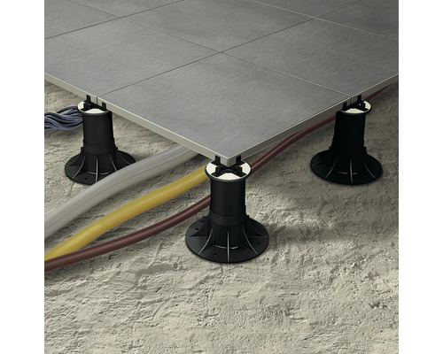 FLAIRSTONE porseleinen terrastegel Garden Goldengrey gerectificeerde rand 60 x 60 x 2 cm