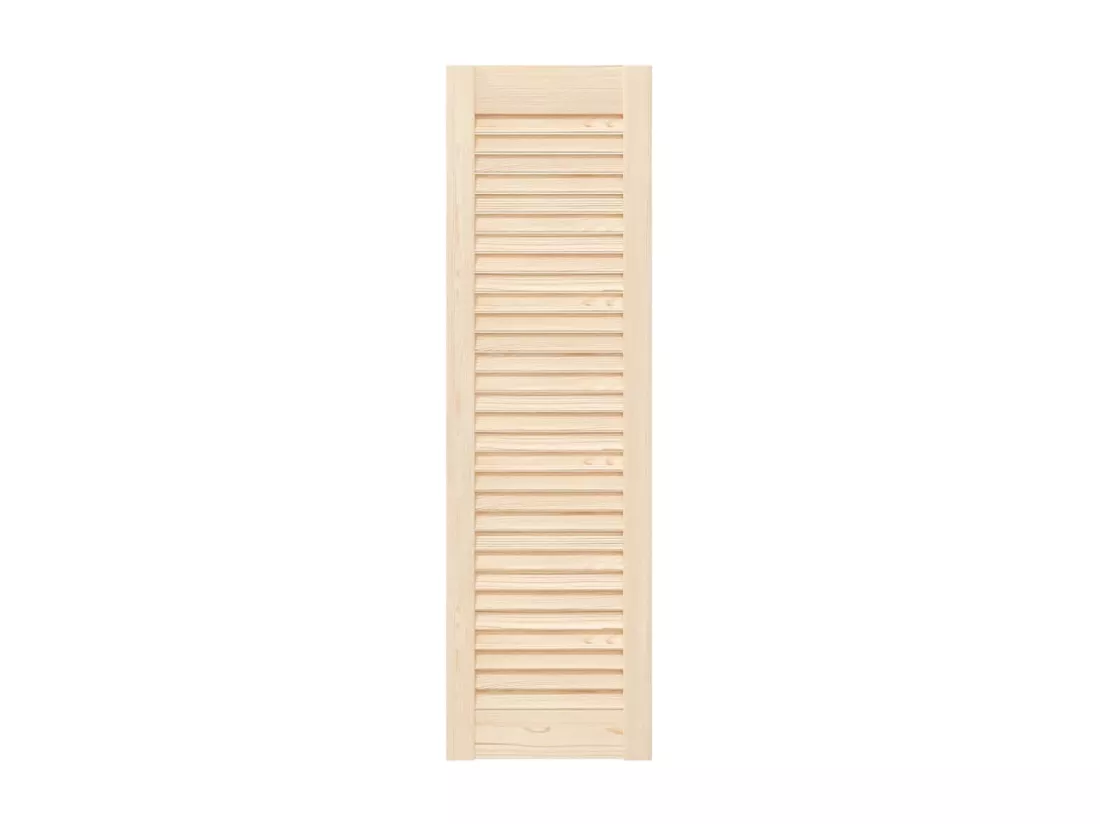 Portes d'armoire à persiennes 2 pcs 99x29,5 cm pin massif