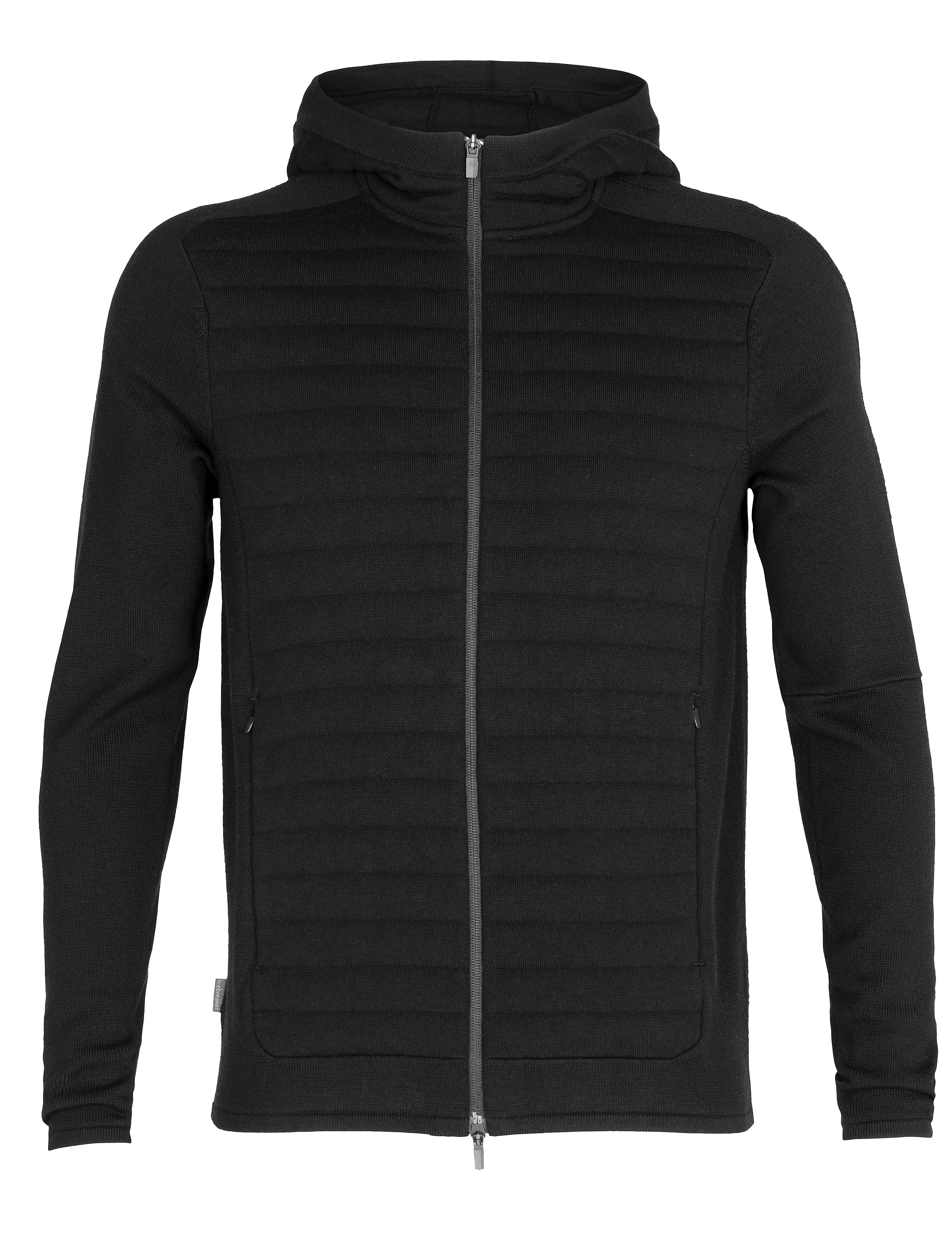 M ZoneKnit LS Zip Hood