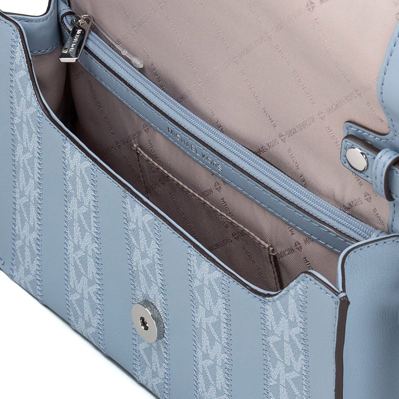 Michael Kors Sac bandoulière en Cuir Sonia bleu - 26x14x7 cm