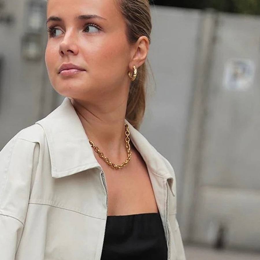 Sistie2ND Clara Necklace Gold Plated 41cm