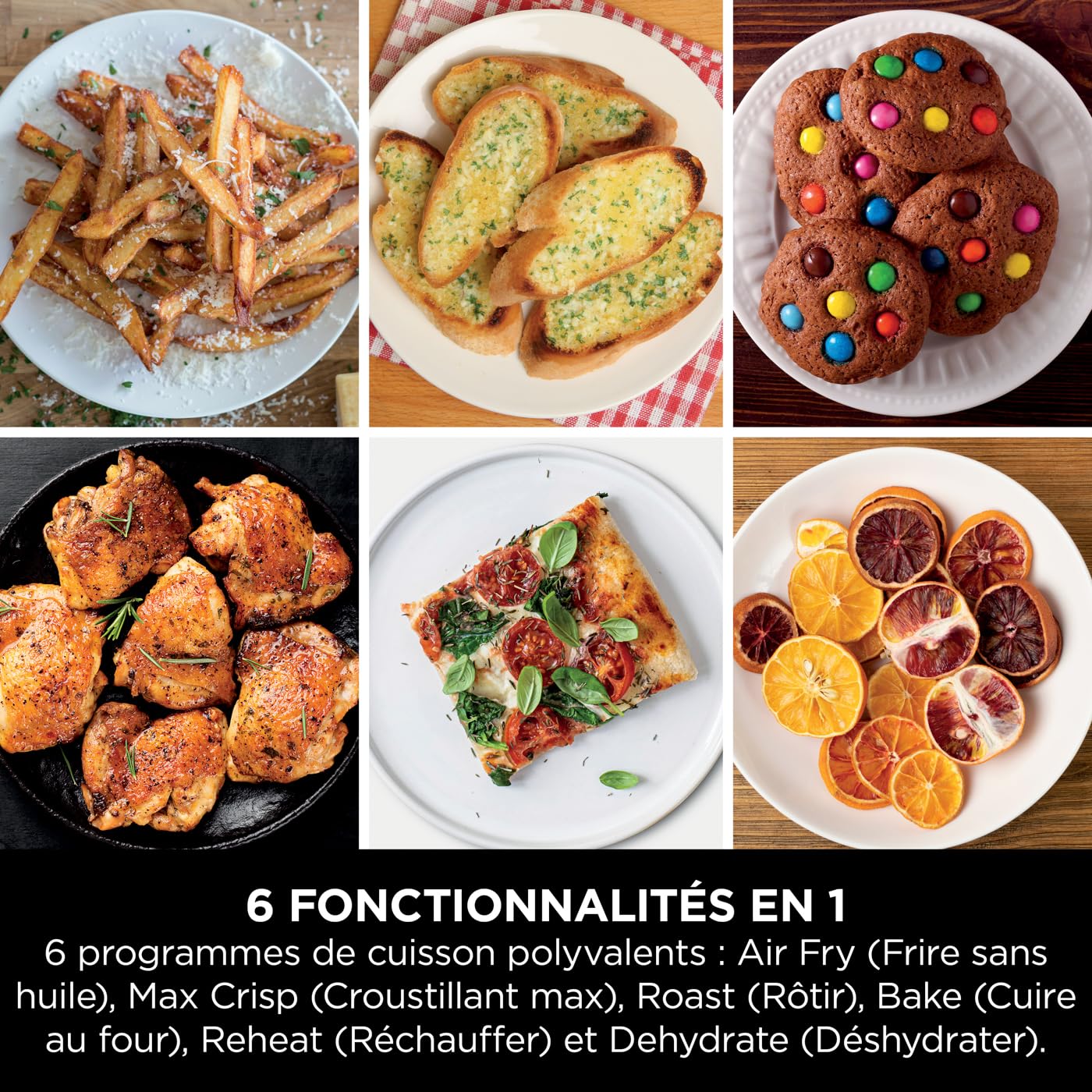 Ninja Double Stack Air-Fryer, Friteuse verticale sans huile à 2 tiroirs, 4 niveaux cuisson, 2 tiroirs et 2 grilles, design compact, capacité de 7,6L,
