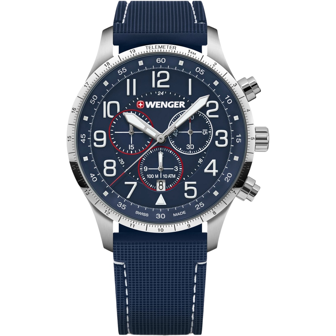 Wenger Attitude Chrono Blau Ø 44mm