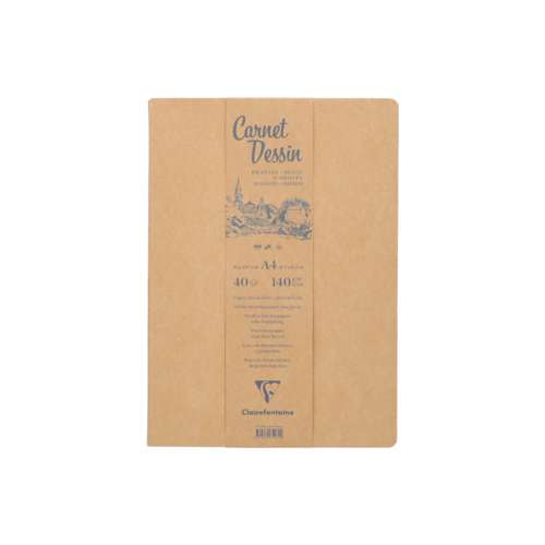 Clairefontaine Skizzenbuch mit Kraftpapiereinband