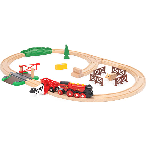 BRIO bondegårdssæt m. lokomotiv 36029